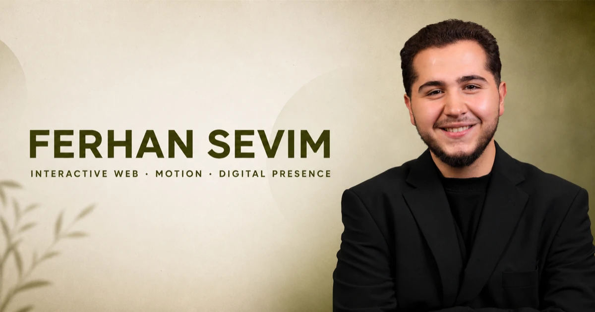 Visitenkarte Ferhan Sevim